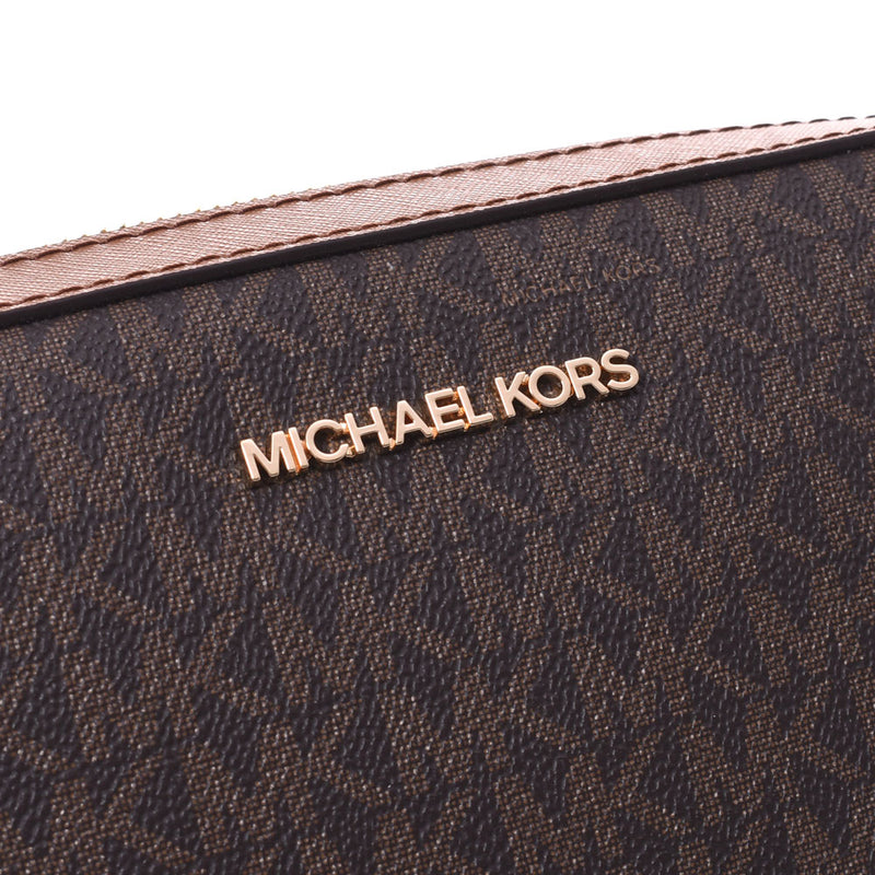 MICHAEL KORS マイケルコース アウトレット 茶 ゴールド金具 35F8GTTC3B レディース PVCレザー ショルダーバッグ 未使用 銀蔵
