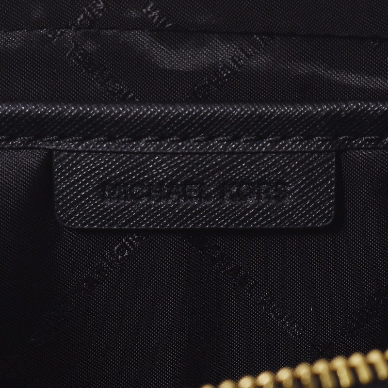 MICHAEL KORS マイケルコース チェーンショルダー アウトレット 黒 ゴールド金具 35T8GTTC9L-001 レディース PVCレザー ショルダーバッグ 未使用 銀蔵