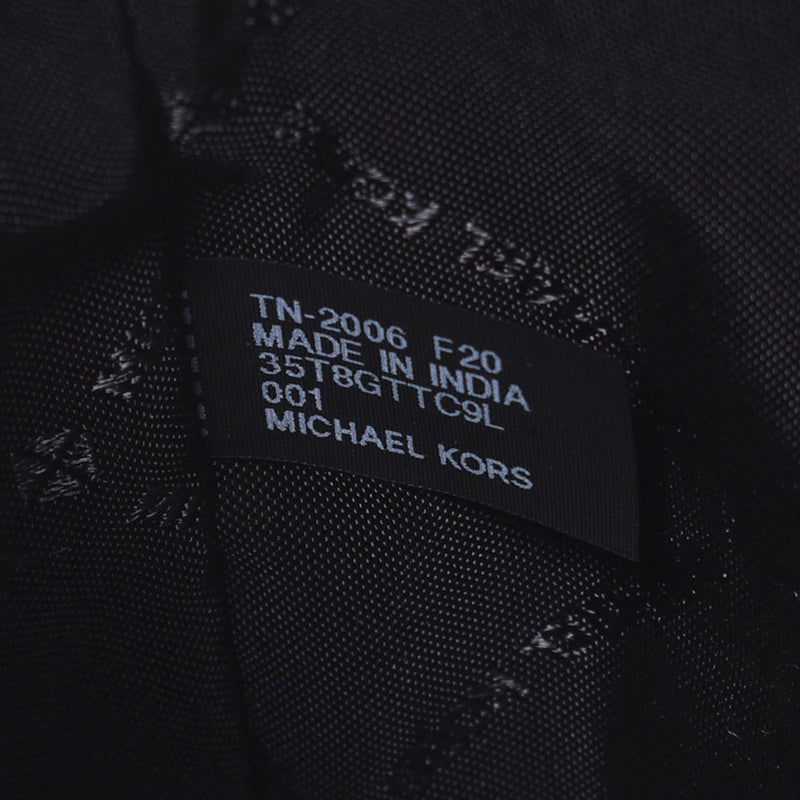 MICHAEL KORS マイケルコース チェーンショルダー アウトレット 黒 ゴールド金具 35T8GTTC9L-001 レディース PVCレザー ショルダーバッグ 未使用 銀蔵