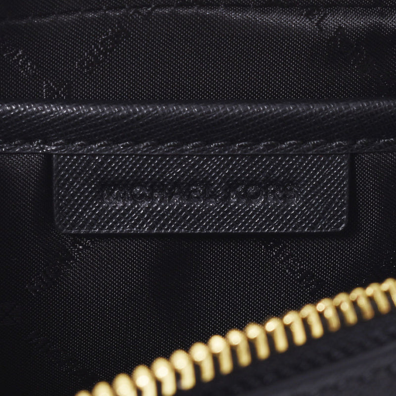 MICHAEL KORS マイケルコース チェーンショルダー アウトレット 黒 ゴールド金具 35T8GTTC9L-001 レディース PVCレザー ショルダーバッグ 未使用 銀蔵