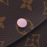 路易·威登（Louis Vuitton）路易斯·威登（Louis Vuitton）会标Portofoyille Emily Rose Ballerine M61289女士会标字符帆布钱包，二手Ginzo