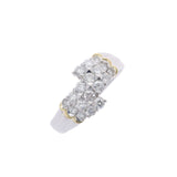 Other diamond 0.89ct No. 18 Ladies PT900/K18YG Ring/Ring A Rank used Ginzo