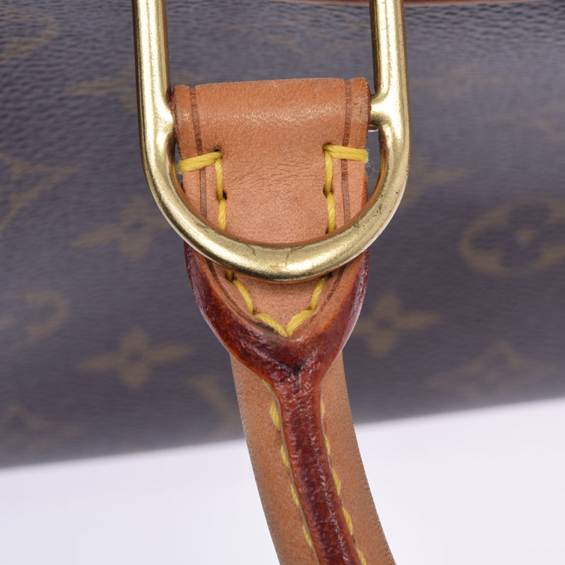 路易威顿路易·维顿（Louis Vuitton）路易·威登（Louis Vuitton）会标truvir brown M42228男女通用会标帆布手提包B等级二手ginzo