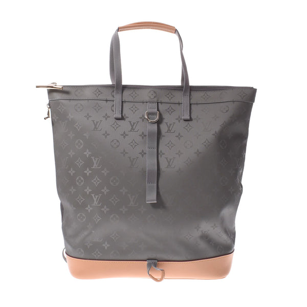 ルイヴィトンチタニウム ジップドトート 14145 グレー メンズ モノグラムキャンバス リュック・デイパック M43887 LOUIS VUITTON  中古 – 銀蔵オンライン