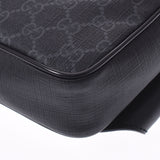 GUCCI グッチ ソフトGGスプリーム ベルトバッグ ブラック/グレー 474293 ユニセックス PVC カーフ ボディバッグ 新同 中古 銀蔵