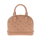 LOUIS VUITTON ルイヴィトン モノグラム パターン アルマBB 2WAY ベージュ ゴールド金具 M58638 レディース レザー ハンドバッグ 新同 中古 銀蔵