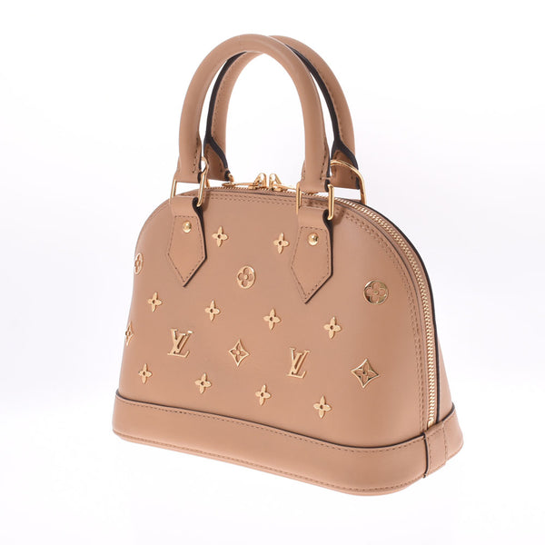 [Mother's Day Primary Products] LOUIS VUITTON Louis Vuitton Monogram Pattern Alma BB 2WAY Beige Gold Bracket M58638 Ladies Leather Handbag New Used Ginzo