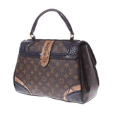 LOUIS VUITTON Louis Vuitton Monogram Missim Marriage Boling SP Order Navy Blue Ladies Crocodile Python Handbag A Rank Used Ginzo