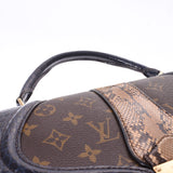 LOUIS VUITTON Louis Vuitton Monogram Missim Marriage Boling SP Order Navy Blue Ladies Crocodile Python Handbag A Rank Used Ginzo