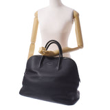 HERMES Hermes Bored 45 Black Silver Bracket □ H -engraved (around 2004) Unisex Togo Handbag A Rank Used Ginzo