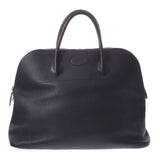 HERMES Hermes Bored 45 Black Silver Bracket □ H -engraved (around 2004) Unisex Togo Handbag A Rank Used Ginzo