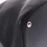 HERMES Hermes Bored 45 Black Silver Bracket □ H -engraved (around 2004) Unisex Togo Handbag A Rank Used Ginzo