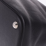 HERMES Hermes Bored 45 Black Silver Bracket □ H -engraved (around 2004) Unisex Togo Handbag A Rank Used Ginzo