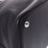 HERMES Hermes Bored 45 Black Silver Bracket □ H -engraved (around 2004) Unisex Togo Handbag A Rank Used Ginzo