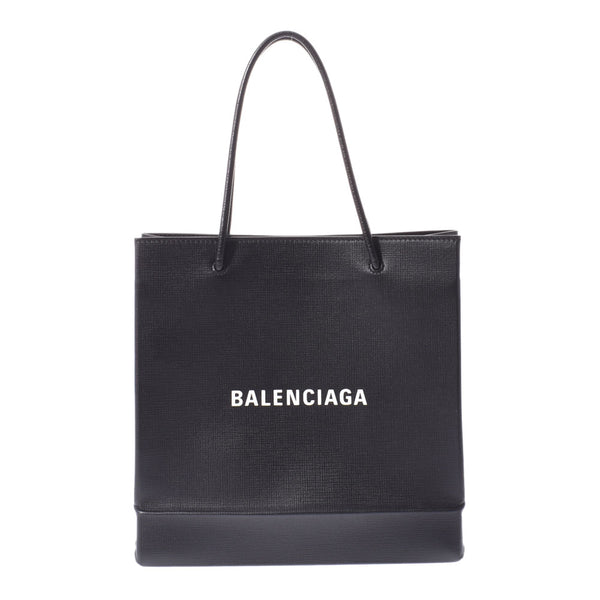 BALENCIAGA Balenciaga Shopping Tote Medium Black 597860 Unisex Leather Tote Bag AB Rank Used Ginzo