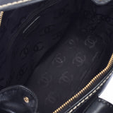CHANEL シャネル ワイルドステッチ 黒 ゴールド金具 レディース レザー ハンドバッグ Bランク 中古 銀蔵
