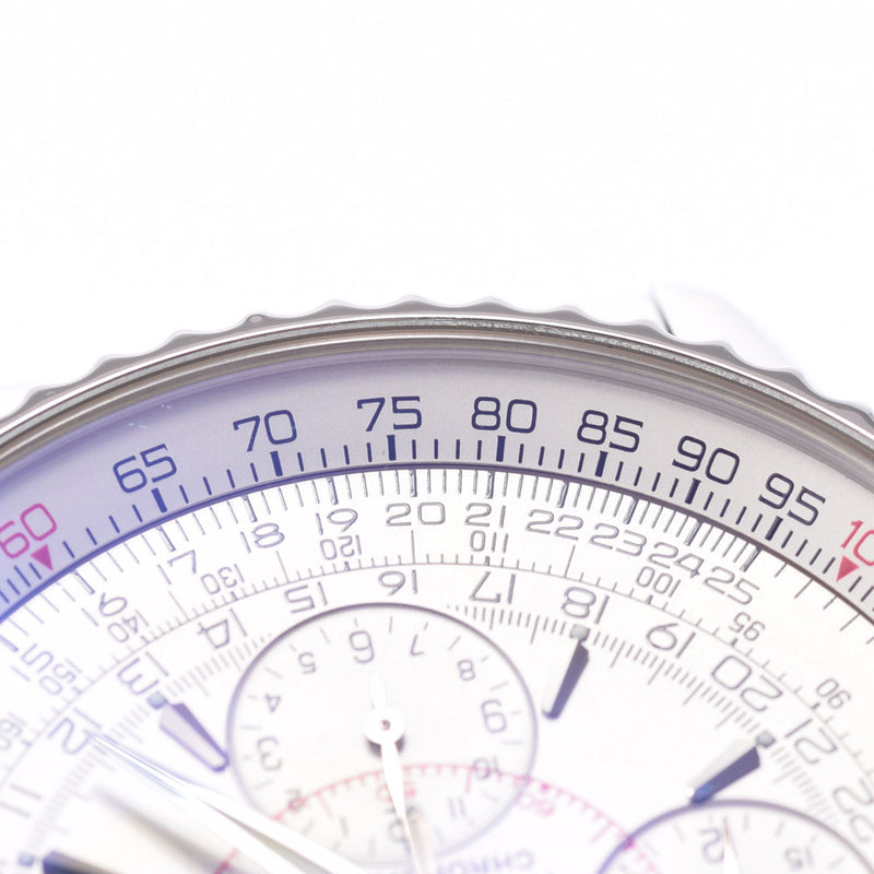 BREITLING ブライトリング モンブリラン ダトラ トリプルカレンダー クロノグラフ A21330 メンズ SS 腕時計 自動巻き シルバー文字盤 Aランク 中古 銀蔵