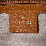 Gucci Gucci Disney合作GG图案棕色602694女士GG Sprem帆布/皮革肩袋A等级二手Ginzo