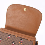 GUCCI Gucci Disney Collaboration GG Pattern Brown 602694 Ladies GG Sprem Canvas/Leather Shoulder Bag A Rank used Ginzo
