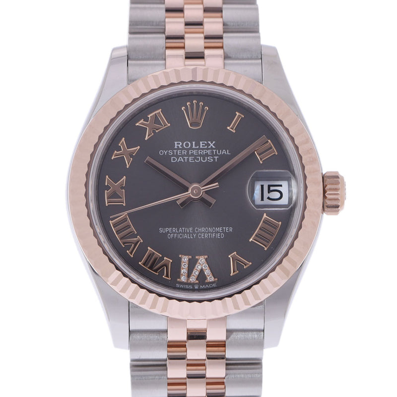 ROLEX ロレックス デイトジャスト31 VIダイア 278271 ボーイズ SS 腕時計 自動巻き グレー文字盤 Aランク 中古 銀蔵