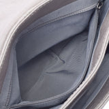 香奈儿香奈儿Matrasse链肩肩灰色古董灰色古董表层女士皮革肩带AB级使用Ginzo