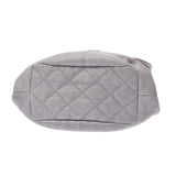 香奈儿香奈儿Matrasse链肩肩灰色古董灰色古董表层女士皮革肩带AB级使用Ginzo