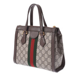 GUCCI グッチ オフィディア GG スモールトート 2WAY ブラウン ゴールド金具 547551 レディース GGスプリームキャンバス ハンドバッグ 新同 中古 銀蔵