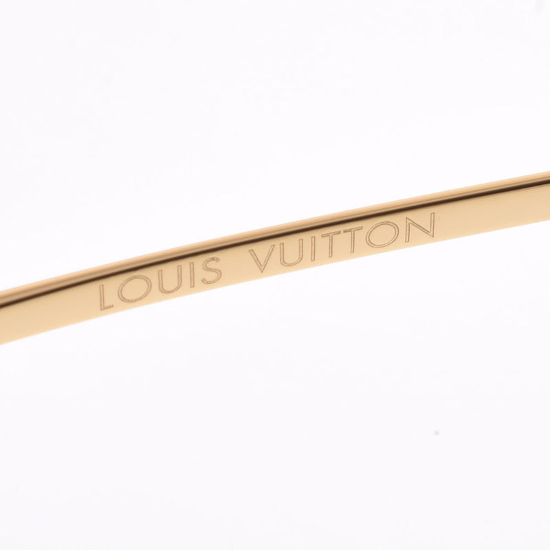 LOUIS VUITTON Louis Vuitton Greesk Musk Aljan (Silver) Gold hardware Z1469U Unisex GP metal fittings Sunglasses A rank used Ginzo