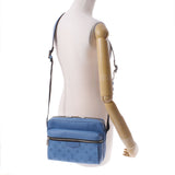 LOUIS VUITTON ルイヴィトン タイガラマ バムバッグアウトドア ブルー シルバー金具 M30748 メンズ タイガレザー/モノグラムキャンバス ショルダーバッグ 未使用 銀蔵