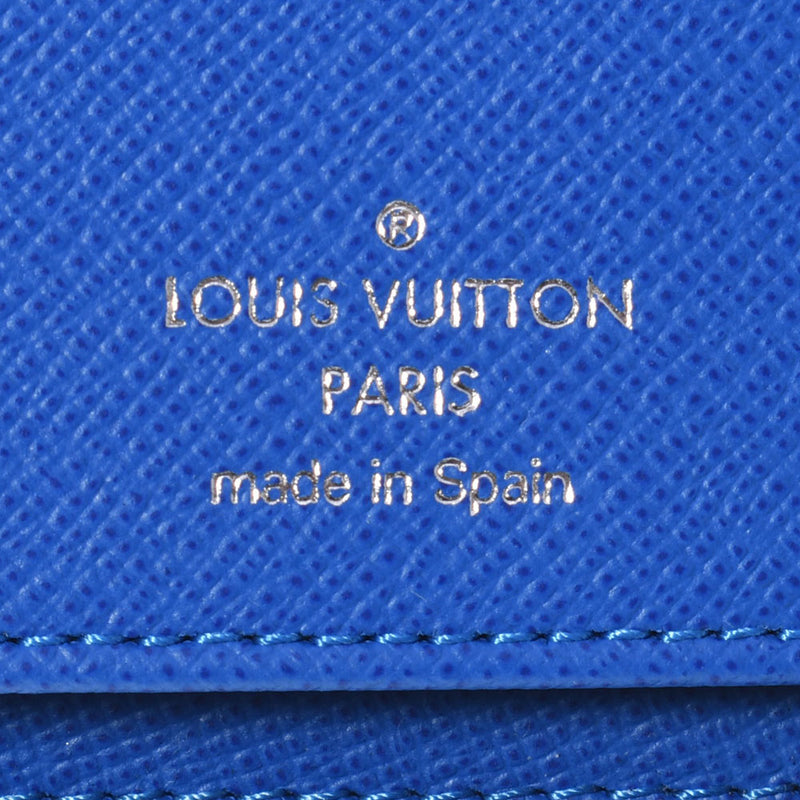 LOUIS VUITTON ルイヴィトン タイガ ジッピーウォレット ヴェルティカル ノワール/ブルー M30070 メンズ レザー 長財布 未使用 銀蔵