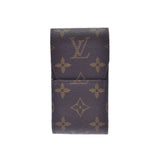 LOUIS VUITTON Louis Vuitton Monogram Cigarette Case Brown M63024 Ladies Monogram Canvas Brand Accessories B Rank Used Ginzo