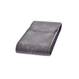 LOUIS VUITTON Louis Vuitton Monogram Cigarette Case Brown M63024 Ladies Monogram Canvas Brand Accessories B Rank Used Ginzo