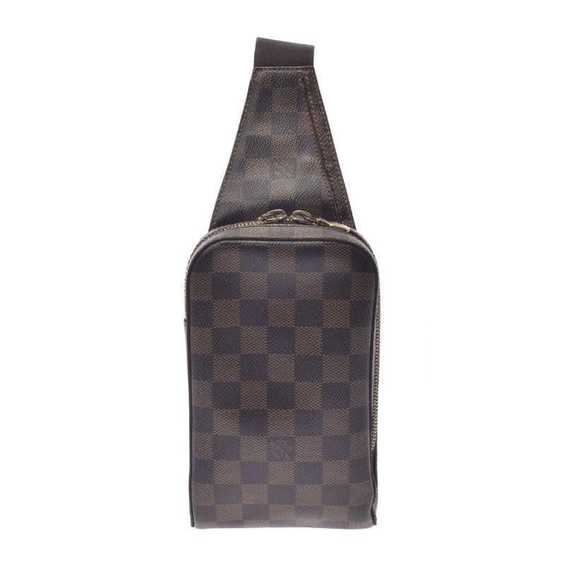 LOUIS VUITTON Louis Vuitton Damier Jeronimos Old Brown N51994 Men's Damier Canbus Body Bag B Rank Used Ginzo