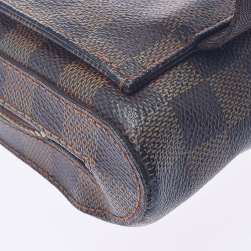 LOUIS VUITTON Louis Vuitton Damier Jeronimos Old Brown N51994 Men's Damier Canbus Body Bag B Rank Used Ginzo