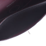 CHANEL シャネル マトラッセ チェーンショルダー Wフラップ30cm 黒 シルバー金具 レディース キャビアスキン ショルダーバッグ 新同 中古 銀蔵