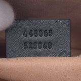 Gucci Gucci GG Marmont迷你肩袋黑色金支架448065女士小腿肩带AB AB级使用Ginzo