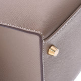 HERMES HERMES HERMES KELLY 28外缝制2way Bag Eto Pu Gold Bracket D（2019年左右）女士Vo Epson手提包新联邦Ginzo