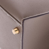 HERMES HERMES HERMES KELLY 28外缝制2way Bag Eto Pu Gold Bracket D（2019年左右）女士Vo Epson手提包新联邦Ginzo