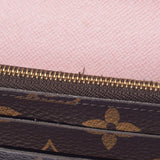 LOUIS VUITTON Louis Vuitton Monogram Portofoy Yemily Rose Ballerine M61289 Ladies Monogram Canvas Wallet AB Rank Used Ginzo