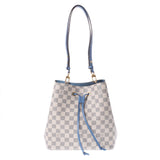 LOUIS VUITTON Louis Vuitton Damier Azur Neonoe Blue N40153 Ladies Damier Zuru Canvas Shoulder Bag New Used Ginzo