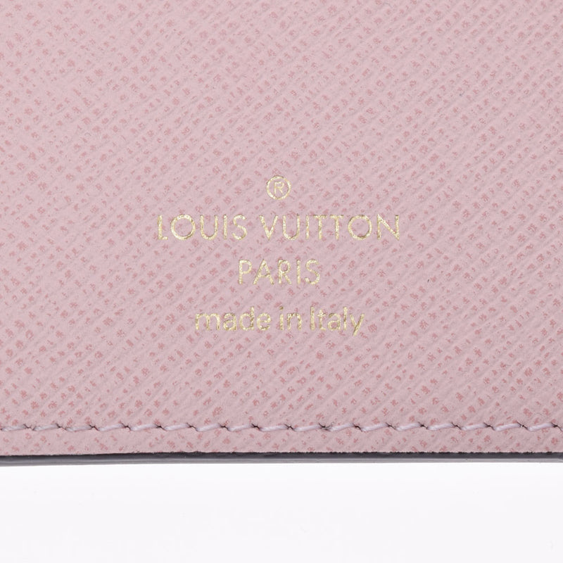 LOUIS VUITTON Louis Vuitton Monogram Victorine Compact Wallet Rose Ballerine M62360 Unisex Monogram Canvas Three Fold Wallet Unused Ginzo