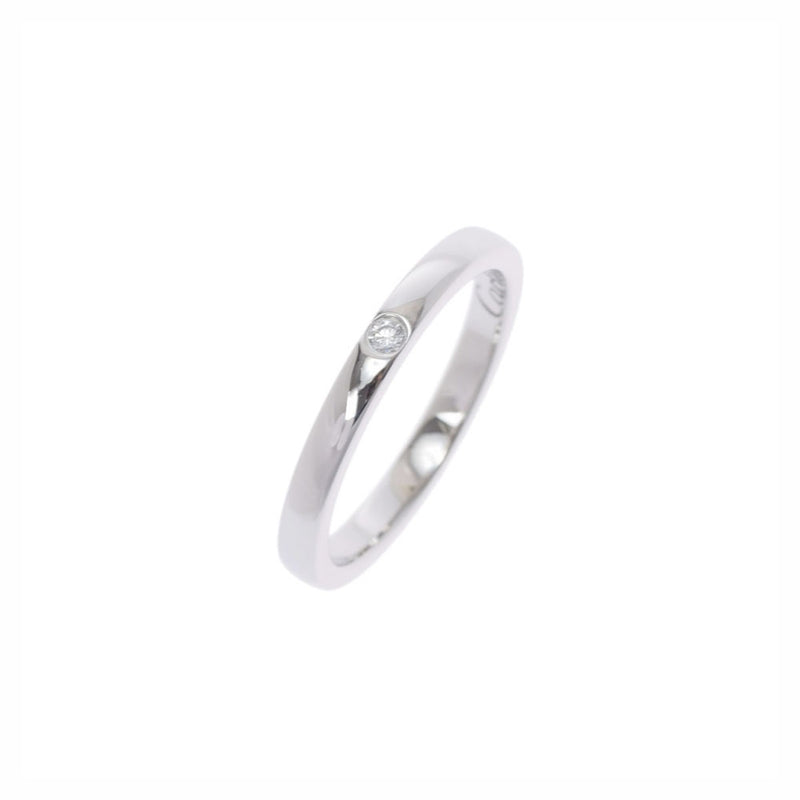Cartier Cartier Vallerina Wedding Ring 1P Diamond #47 Ladies PT950 Ring / Ring A Rank Used Ginzo