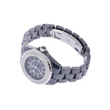 CHANEL Chanel J12 Bezel Diamond H0949 Boys Black Ceramic Watch Quartz Black Dial A Rank Used Ginzo