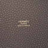 HERMES エルメス ピコタンロック PM  エトゥープ ゴールド金具 Z刻印(2021年頃) レディース トリヨンクレマンス ハンドバッグ 新同 中古 銀蔵