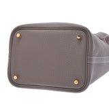 HERMES エルメス ピコタンロック PM  エトゥープ ゴールド金具 Z刻印(2021年頃) レディース トリヨンクレマンス ハンドバッグ 新同 中古 銀蔵