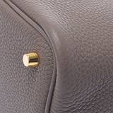 HERMES エルメス ピコタンロック PM  エトゥープ ゴールド金具 Z刻印(2021年頃) レディース トリヨンクレマンス ハンドバッグ 新同 中古 銀蔵