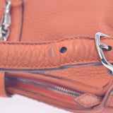 HERMES Hermes Trim 31 Orange Silver Bracket □ H -engraved (around 2004) Ladies Toryon Lemance One Shoulder Bag B Rank Used Ginzo