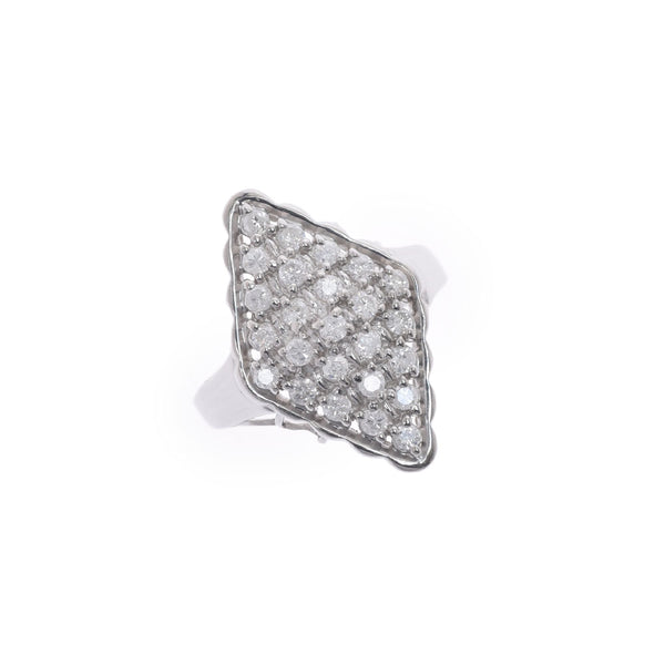 [Summer Selection] Ginzo Used [Other] Diamond 0.51ct Ring / Ring PT900 Platinum Ladies