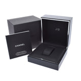 CHANEL Chanel J12 38mm 12P Diamond H1626 Men's Black Ceramic/SS Watch Automatic Black Dial A Rank used Ginzo