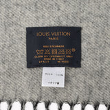 LOUIS VUITTON Louis Vuitton Eschard Play Cavic Study Black/Gray M71588 Unisex Cashmere 100% Muffler unused Ginzo